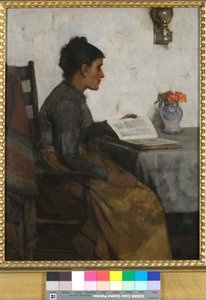 她的舒适，1889年 作者 阿尔伯特·谢瓦利埃·泰勒