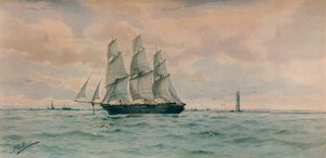 海景，c1895 作者 阿尔伯特·欧内斯特·马克斯