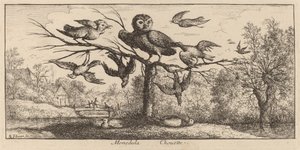 莫内杜拉，猫头鹰 作者 阿尔伯特·弗拉芒（Albert Flemish）