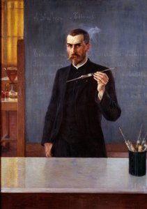 埃米尔·鲁博士的肖像，路易斯·巴斯德的助手，1894 年阿尔伯特·埃德费尔特 (1854-1905) 绘画 (ec.fin.) 1894 年巴黎，巴斯德博物馆 - 1894 年路易斯·巴斯德的助手埃米尔·鲁博士的肖像。阿尔伯特绘画 埃德费尔特 (1854-1905)（芬兰语） 作者 阿尔伯特·古斯塔夫·阿里斯蒂德·埃德尔费尔特