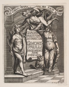 扉页背面：西蒙-保利，"Quadripartitum Botanicum"，1667 年