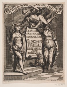 扉页背面：西蒙-保利，"Quadripartitum Botanicum"，1667 年