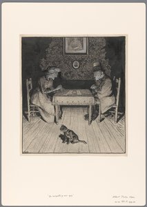 政治漫画草案1917 年的预测