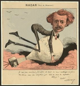 Nadar, pub.1863年（彩色平版印刷）。 作者 阿尔伯特·洪伯特