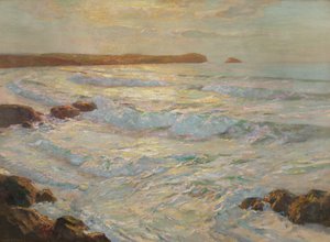 夏天海，Newquay，康沃尔郡，c.1920