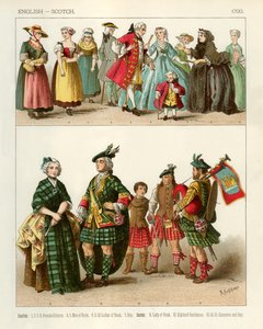英国和苏格兰服装1700 作者 阿尔伯特·克莱奇默