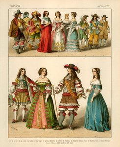 法国服装1600-1670