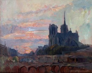 PINTURA。歌手：ALBERT LEBOURG。位置：私人收藏，马德里，西班牙