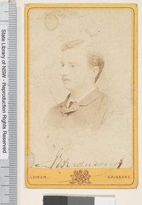 爱尔兰民族主义者约翰·爱德华·雷德蒙德c。 1883年11月 作者 阿尔伯特·洛默