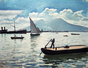 那不勒斯湾，1909年。 作者 阿尔伯特·马尔凯