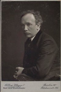 19世纪末或20世纪初，德国作曲家Richard Strauss。 作者 阿尔伯特·迈耶