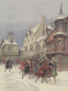雪罗莫朗坦之战，国王伤害了圣波尔之家的攻击