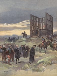 警司Semblancay被判处死刑，爬上Montfaucon绞刑架 作者 阿尔伯特·罗比达