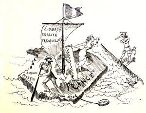 法国的独立（绘画） 作者 阿尔伯特·罗比达