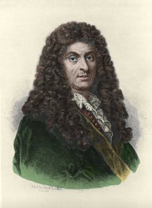 亨利·珀塞尔（1659-1695）的肖像，英国作曲家，根据阿尔伯特·罗森塔尔的画作。