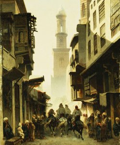 1861年在大马士革的街景