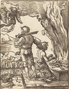 亚伯拉罕的献身 作者 阿尔布雷希特·阿尔特多夫（Albrecht Altdorfer）