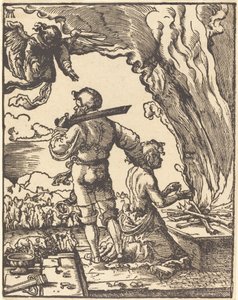 亚伯拉罕的献身 作者 阿尔布雷希特·阿尔特多夫（Albrecht Altdorfer）