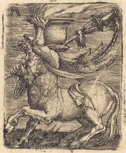 带花瓶的半人马 作者 阿尔布雷希特·阿尔特多夫（Albrecht Altdorfer）