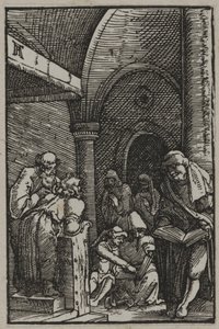 医生中的基督，约1515年（木刻） 作者 阿尔布雷希特·阿尔特多夫（Albrecht Altdorfer）