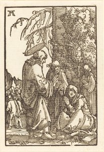 基督在受难前向马利亚告别 作者 阿尔布雷希特·阿尔特多夫（Albrecht Altdorfer）
