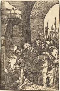 基督在希律王面前 作者 阿尔布雷希特·阿尔特多夫（Albrecht Altdorfer）