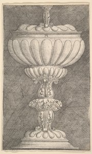 有盖酒杯的设计 作者 阿尔布雷希特·阿尔特多夫（Albrecht Altdorfer）