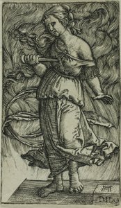 黛朵自杀 作者 阿尔布雷希特·阿尔特多夫（Albrecht Altdorfer）