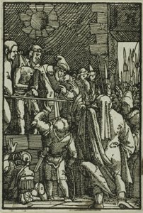 Ecce Homo，选自《人类的堕落与救赎 作者 阿尔布雷希特·阿尔特多夫（Albrecht Altdorfer）