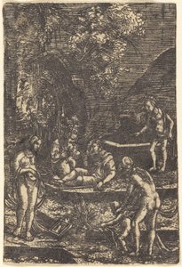 巴黎的判决 作者 阿尔布雷希特·阿尔特多夫（Albrecht Altdorfer）