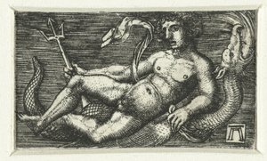 躺着的海王星 作者 阿尔布雷希特·阿尔特多夫（Albrecht Altdorfer）