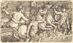 由Seagods领导的凯旋乐队的情人们 作者 阿尔布雷希特·阿尔特多夫（Albrecht Altdorfer）