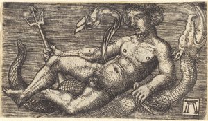 海怪上的海神 作者 阿尔布雷希特·阿尔特多夫（Albrecht Altdorfer）