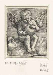 带球体的普托 作者 阿尔布雷希特·阿尔特多夫（Albrecht Altdorfer）