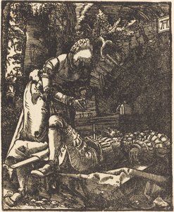 皮拉摩斯与缇丝比 作者 阿尔布雷希特·阿尔特多夫（Albrecht Altdorfer）