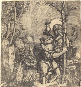 圣克里斯托弗 作者 阿尔布雷希特·阿尔特多夫（Albrecht Altdorfer）