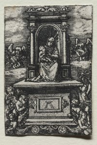 祭坛上美丽的拉蒂斯邦圣母 作者 阿尔布雷希特·阿尔特多夫（Albrecht Altdorfer）