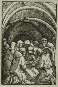 圣母之死，选自《人类的堕落与救赎 作者 阿尔布雷希特·阿尔特多夫（Albrecht Altdorfer）