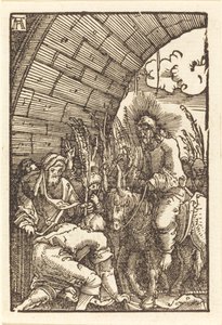 进入耶路撒冷 作者 阿尔布雷希特·阿尔特多夫（Albrecht Altdorfer）