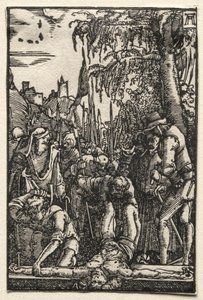人的堕落与救赎：基督钉在十字架上c。 1515。 作者 阿尔布雷希特·阿尔特多夫（Albrecht Altdorfer）