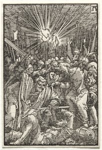 人的堕落与救赎：基督被俘虏，c。 1515。 作者 阿尔布雷希特·阿尔特多夫（Albrecht Altdorfer）