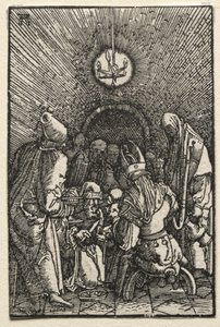 人的堕落与救赎：割礼，c。 1515。 作者 阿尔布雷希特·阿尔特多夫（Albrecht Altdorfer）