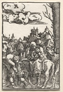 人类的堕落与救赎  逃亡埃及 作者 阿尔布雷希特·阿尔特多夫（Albrecht Altdorfer）