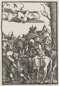 人类的堕落与救赎  逃亡埃及 作者 阿尔布雷希特·阿尔特多夫（Albrecht Altdorfer）