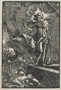 人类的堕落与救赎  复活 作者 阿尔布雷希特·阿尔特多夫（Albrecht Altdorfer）