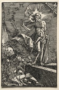 人的堕落与救赎：复活c。 1515。 作者 阿尔布雷希特·阿尔特多夫（Albrecht Altdorfer）