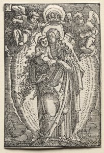 人类的堕落与救赎  作为天后的圣母 作者 阿尔布雷希特·阿尔特多夫（Albrecht Altdorfer）