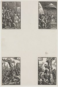 人的堕落与救赎，c。 1515。 作者 阿尔布雷希特·阿尔特多夫（Albrecht Altdorfer）