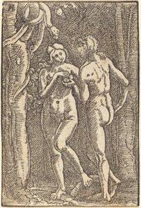 人类的堕落 作者 阿尔布雷希特·阿尔特多夫（Albrecht Altdorfer）