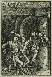 鞭打》，选自《人类的堕落与救赎 作者 阿尔布雷希特·阿尔特多夫（Albrecht Altdorfer）